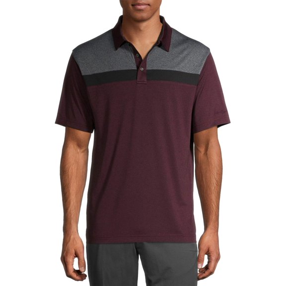 Ben Hogan Short Sleeve Button Down Collared Active Fit Polo (Men's) 1 Pack