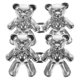 thumbnail image 1 of pares de alfileres de botón de oso, ajustables, para vaqueros, pinzas para pantalones, botones reutilizables sin clavos, 1 of 5