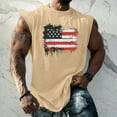 thumbnail image 2 of Yiaimeir Men's Sleeveless Tank Tops With American Flag Print Casual Summer Tank Top For Gym Beach And Everyday Wear,Size S-3XL, 2 of 4