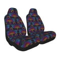thumbnail image 2 of Salouo Mandalas Dragonfly Pattern Car Seat Covers,Universal Car Seat Protectors Easy to Install Car Cover Car Accessories Auto/rucks/Van/SUV-2 PCS, 2 of 9