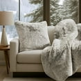 thumbnail image 2 of EVERGRACE Luxury Soft Faux Chinchilla Fur Throw Pillow Cover 1 Piece, Decorative Plush Fluffy Cozy Mink Pillow Case 20"x20" for Couch Sofa Bed Living Room, Champagne Fawn, 2 of 8