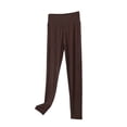 thumbnail image 2 of ylioge M-5X Plus Size Pajama Pants for Women Elastic High Waisted Modal-Trousers Womens Casual Solid Color Stretchy Straight Leg Homewear Pajamas Pant, 2 of 5