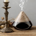 thumbnail image 5 of Horivan Handcrafted Ceramic Palo Incense Burner with Ash Catcher and Chimney, Decorative Home Decor for Sticks and Cones, Aromatherapy Room Decor Gift, 5 of 6