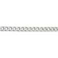 thumbnail image 2 of Primal Silver Sterling Silver 7.5mm Curb Chain Bracelet, 2 of 6