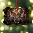thumbnail image 3 of CafePress - Angry Tiger Breaking Through Glass Ornament - Scroll Ornament, 3 of 3