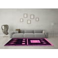 thumbnail image 3 of Ahgly Company Indoor Rectangle Oriental Pink Modern Area Rugs, 2' x 4', 3 of 4