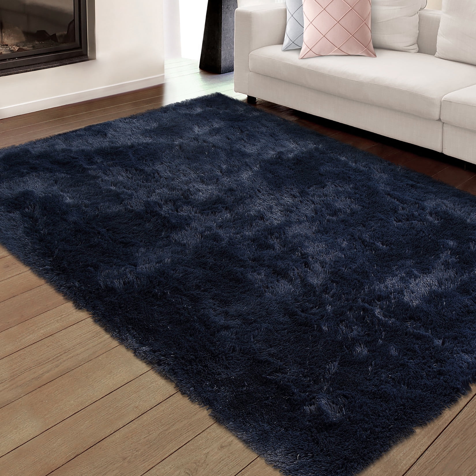 WhizMax 8' x 10' Fluffy Area Rug Extra Large Shag Rug for Living Room