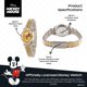 thumbnail image 3 of Reloj Disney Mickey Mouse para mujer, esfera dorada, acero inoxidable, 3 of 5