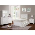 thumbnail image 2 of Two Drawer Wood Nightstand with USB In White Finish by Samuel Lawrence Furniture, 2 of 6