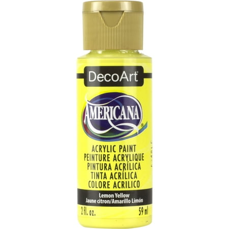 UPC: 0016455111307 | DecoArt Americana Acrylic Color 2 oz. Lemon Yellow