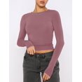 thumbnail image 3 of Crop Workout Tops for Women Pack Summer Short Sleeve Gym Athletic Compression Shirts Cute Tight Basic Tops Tee, 3 of 6