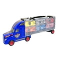 thumbnail image 2 of Juguete de Vehículos de Simulación perfecl Modelo de camión Contenedores con 12 automóviles de Metal, 2 of 7