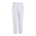 thumbnail image 6 of Noric Women's Plus SizeCapri Pants High Waist Casual Cropped Leggings with Button Pockets for Summer, 6 of 6