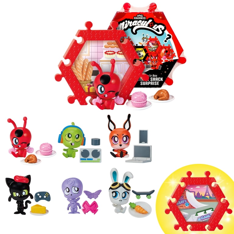 Miraculous Miracle Box Kwami Stack Shack Surprise for kids 4 + by