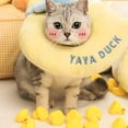 thumbnail image 2 of Chat Elizabethan Collier Doux Artificiel Lapin Peluche Cou Protection Mignon Animal Forme Chat Récupération Collier, 2 of 5