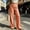 *Orange, variant on ClodeEU Women's Plaid High Waist Wide Leg Pants ,Casual Loose Trousers with Pockets Black,Women's Plus L