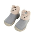 thumbnail image 2 of Ludlz Baby Toddler Non-skid Socks Little Girls Cute Cartoon Floor Socks 1Pair Autumn Winter Infant Socks Rubber Non-slip Thickened Baby Floor Shoes, 2 of 8