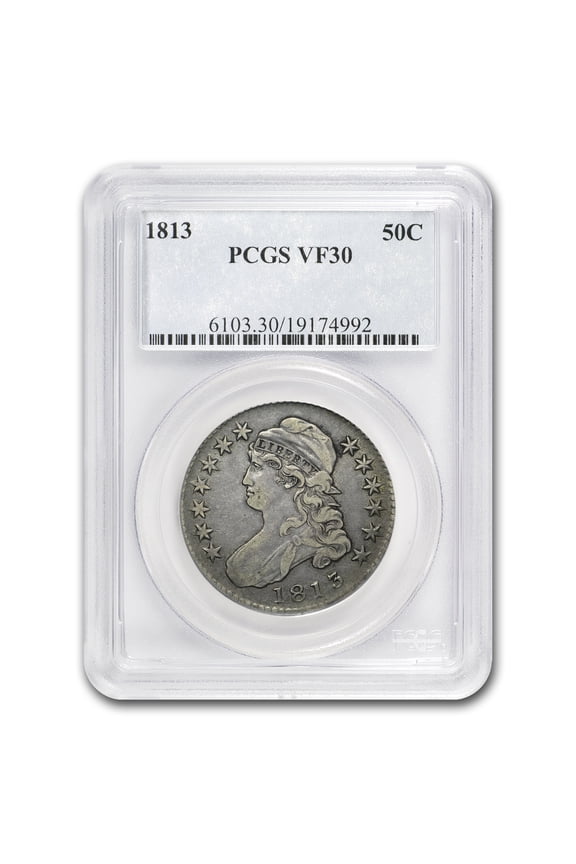 1813 Capped Bust Half Dollar VF-30 PCGS