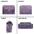 thumbnail image 5 of Pzuqiu Leopard Print Crossbody Bags Leather Women Versatile Soft Lightness Quilted Leather Crossbody Bags for Women with Chain Strap Fashion Trendy for Daily Use and Travel, 5 of 7