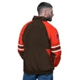 thumbnail image 2 of Men's Starter Brown Cleveland Browns Prospect Half-Zip Pullover, 2 of 3