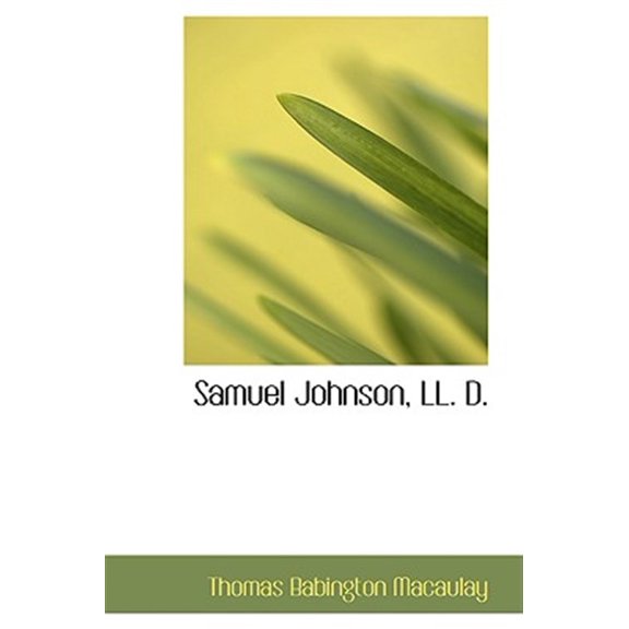 Pre-Owned Samuel Johnson, LL. D. (Hardcover)