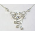 thumbnail image 2 of SilverStarJewel 925 Sterling Silver Rainbow Moonstone Gemset Necklace 16.8" 9.6 Grams, 2 of 2