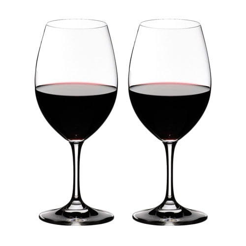 Riedel Overture Crystal Dishwasher Safe Red Wine Glass, 12.35 Ounce (2