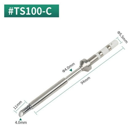 

TS100 Soldering Iron Tips Replacement Accessories Electric Solding PCB TS-I K
