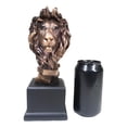 thumbnail image 7 of King Of The Jungle African Lion Pride Bust Bronze Electroplated Figurine Statue, 7 of 7