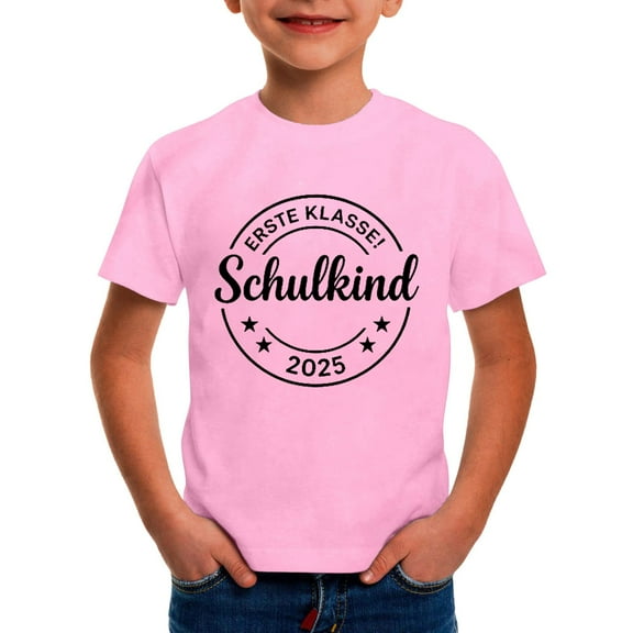 XUELUO Toddler Boys Shirts & Tops Summer Letter Print Trendy Round Neck Short Sleeve Casual Comfortable Tops Tshirts Activewear,Pink,4-5 Years
