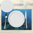 thumbnail image 3 of Ambesonne Fish Place Mats Set of 4, Shoal Reef Ocean, Standard Size, Multicolor, 3 of 6