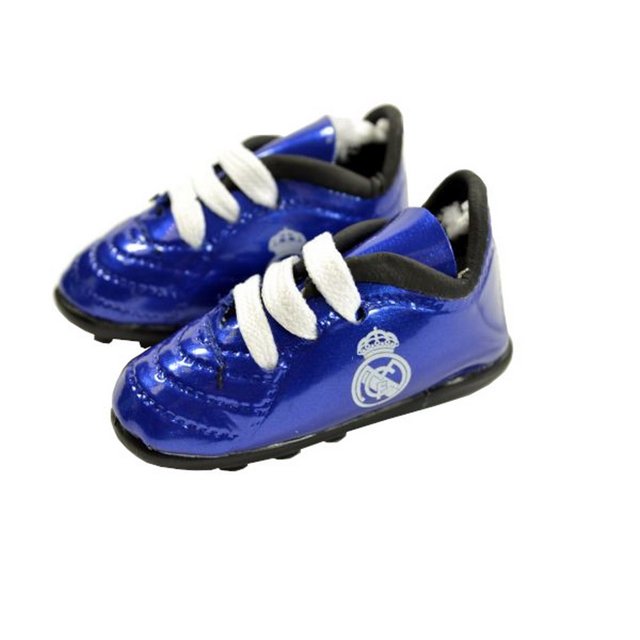 Real Madrid CF - Decoración para el Espejo del Coche Hanging Diseño Bota (Azul)