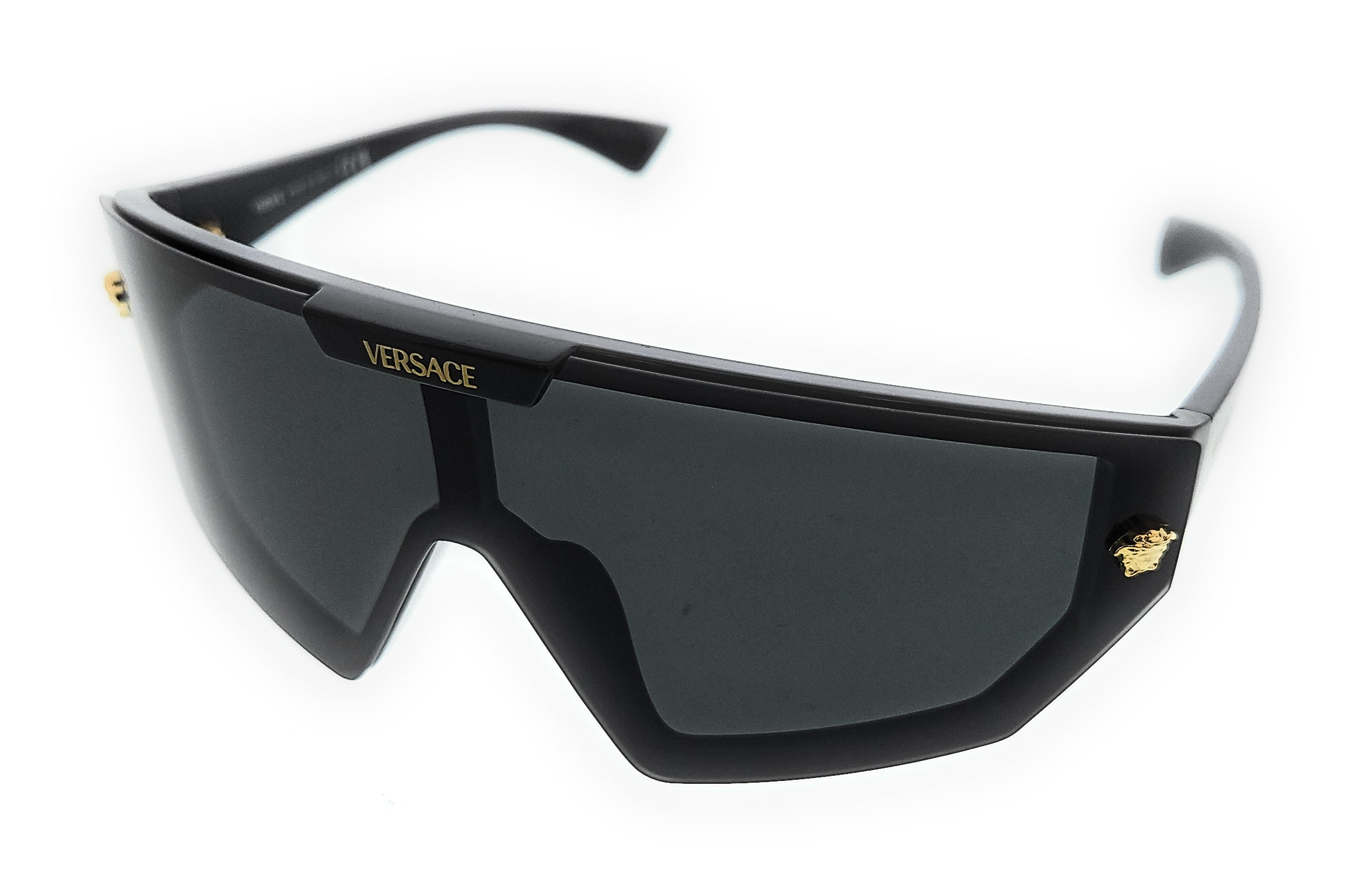 Versace VE 2235 Plastic Unisex Fashion Sunglasses Transparent Green 51mm Adult Amazon.com: Versace VE 2235 10016G Grey Mirrored Plastic  main image 3
