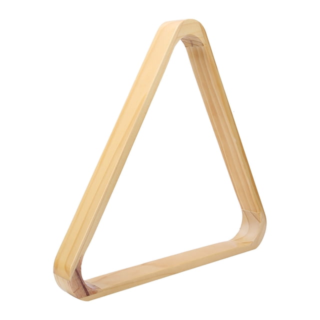 Billiards Ball Frame,Wooden Professional Billiards Triangular Billiards Supplies Billiards Ball Rack Luxury Finish