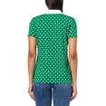 thumbnail image 2 of Polo Tommy Hilfiger Abundant para mujer, color verde/blanco, talla L, 2 of 3