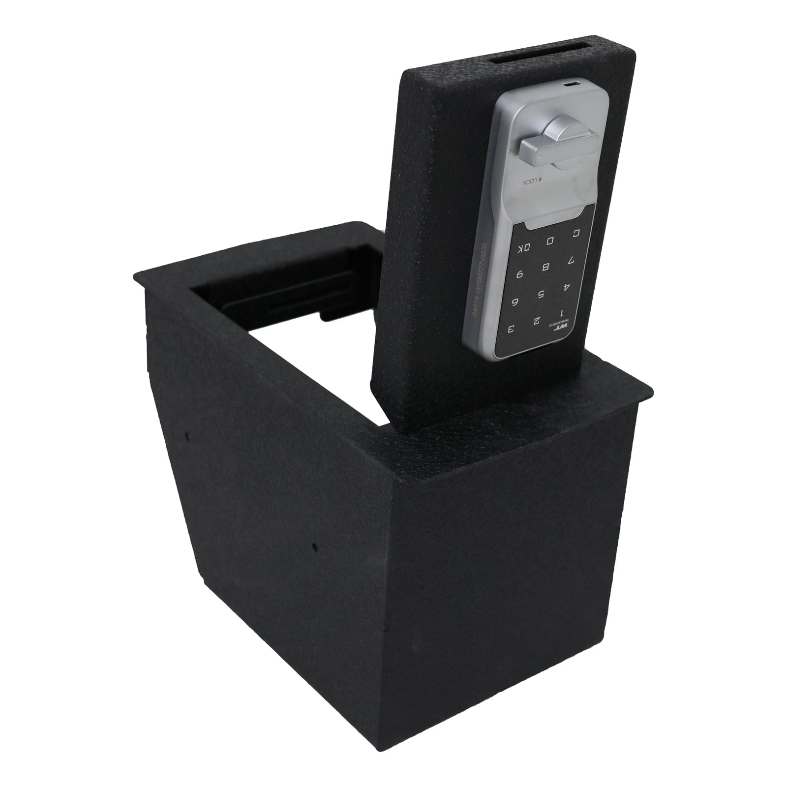 WASAI Center Console Gun Safe Vault Compatible with Honda CR-V 2023-2024, Premium Console Lock Box, Locking Vault with Electronic Keypad Lock.