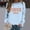Sky Blue, variant on LIZUOJUN Halloween Sweatshirt for Women Crew Neck Vintage Loungewear Warm Fall Winter Pullover Tops Autumn Spooky Season Pumpkin Ghost Holiday Graphic Print, L