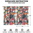 thumbnail image 2 of Sushi (66)_18 Curtains-blackout Curtains Bedroom Decor Living Room Darkening Grommet Window Drapes 2 Panels Set 42"x 63", 2 of 2