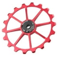 thumbnail image 3 of FAGINEY Bike Rear Derailleur Pulley, Aluminum Alloy + Ceramic Easy To Install Rear Guide Roller For Rear Derailleur 6mm Axes Guide Wheel, 3 of 8