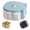 Blue, variant on 16cm Colander Fruit Container with Lid and Fork, Dual Layer Snack Storage for Berries Cherry, Portable Leakproof
