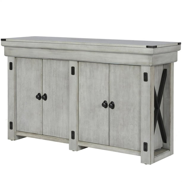 Bowery Hill 55 Gallon Aquarium Stand in Rustic White