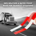 thumbnail image 4 of CANOPUS 2 in x 160 ft Reflective Tape DOT-C2 Waterproof Red-White Adhesive Conspicuity Tape, with High Visibility and Luminosity for Safety of Vehicles, Bikes, Trucks and Trailers, 4 of 7