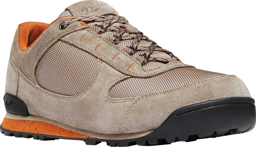 Men's Danner Jag Low Hiking Shoe Timber Wolf/Glazed Ginger Suede/Nylon