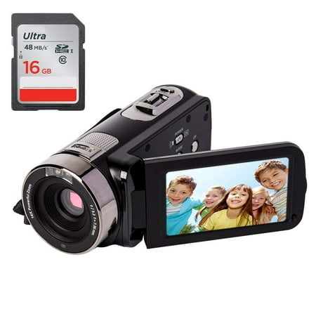 YSANY Remote Control IR Night Vision Handy Camera Camcorders Full HD 1080P 24.0MP 16X Digital Zoom Digital