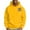 Yellow, variant on CharmCyan Men's Hooded Casual Hoodie Black L