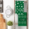 thumbnail image 6 of Sm:)e Shamrock Lucky Green Saint Patricks Day Kitchen Towels 18x26 Set of 4, 6 of 7