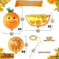 thumbnail image 4 of Other Yard Decor Decoraciones grandes con globos de color naranja cítrico - Paquete de 13 - Globos de mandarina para decoraciones de baby shower de Little Cutie - Globos de frutas, 4 of 5