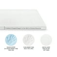thumbnail image 6 of LifeSleep 3-Inch Zoned Comfort Memory Foam Mattress Topper, 6 of 7