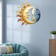 thumbnail image 3 of Creative Celestial Wall Escultura Ornamento Estatuas Adorno para interior Dormitorio al Patio Oficina, 3 of 7