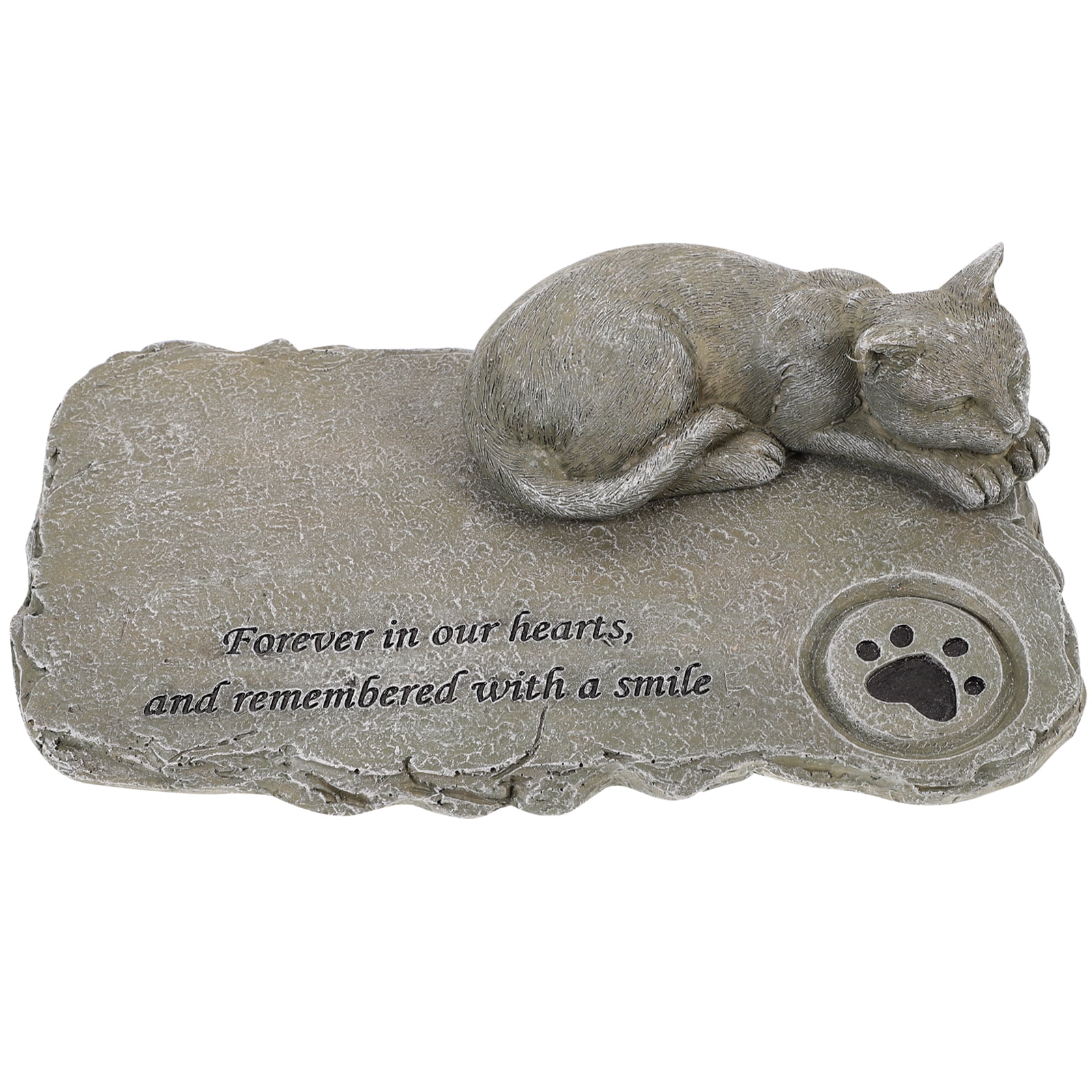 Cat Memorial Headstone Cat Tribute Statue Cat Passing Away Gift Pet Memorial Stone
